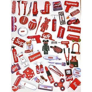 Bộ sticker Bearbrick, Supreme