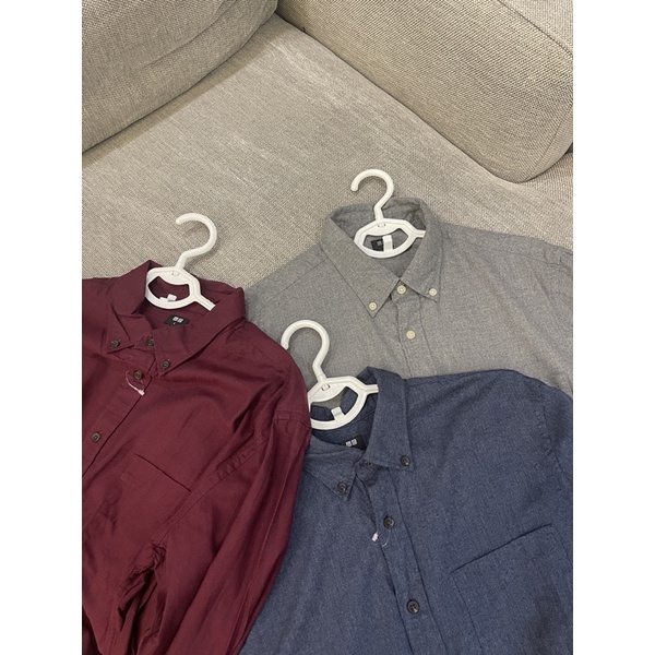 Sơ mi uniqlo dài tay chính hãng