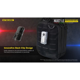 NITECORE NU07 LE multi-function signal light, using USB Type C charging