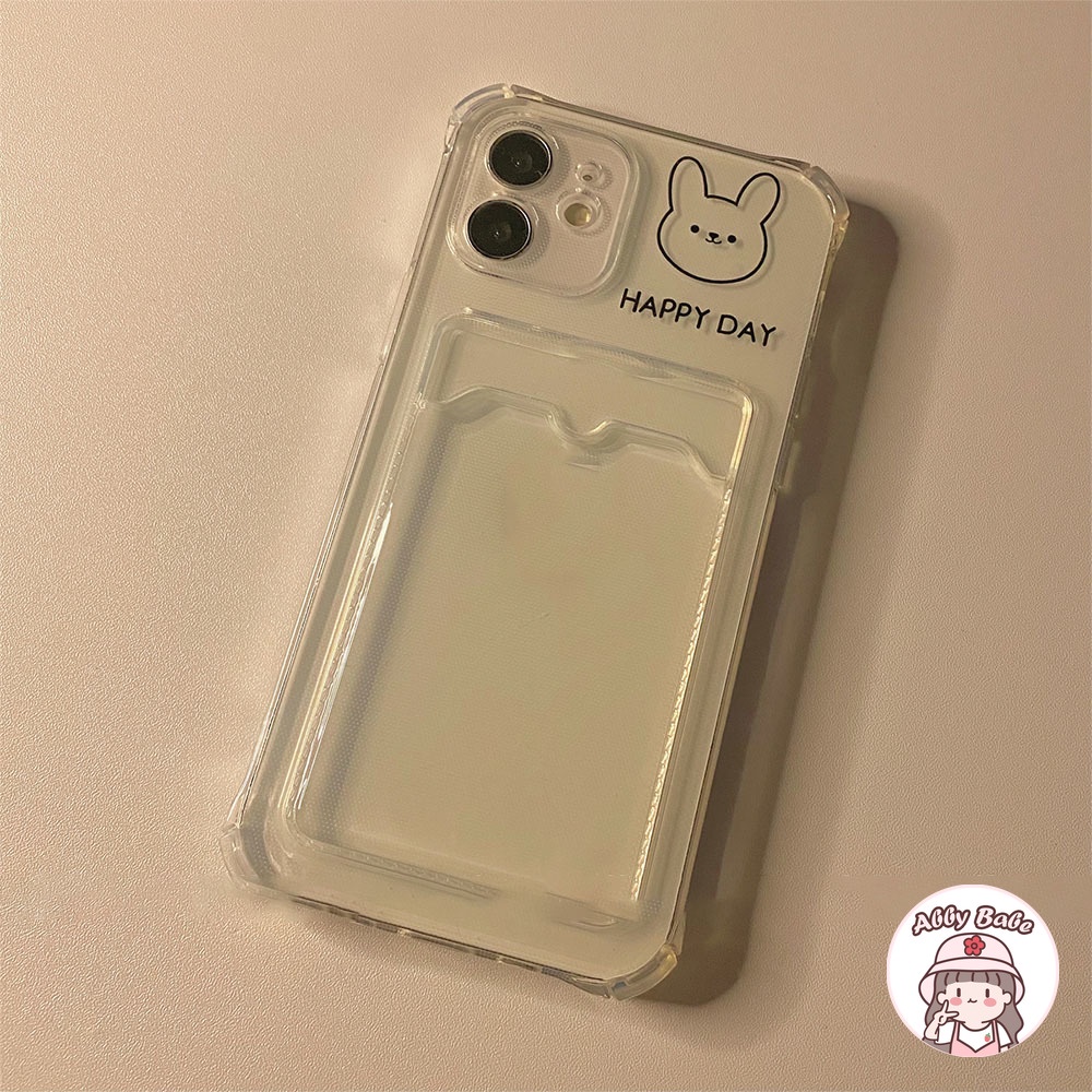 Ốp Điện Thoại Bằng TPU Mềm Trong Suốt Chống Sốc Có Ngăn Đựng Thẻ Cho IP 13 12 11 Pro Max X XS XR 8 7 Plus