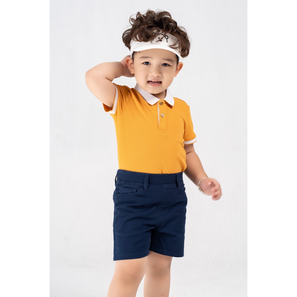 Aó Polo Yody cho bé vải cotton cafe APK5179