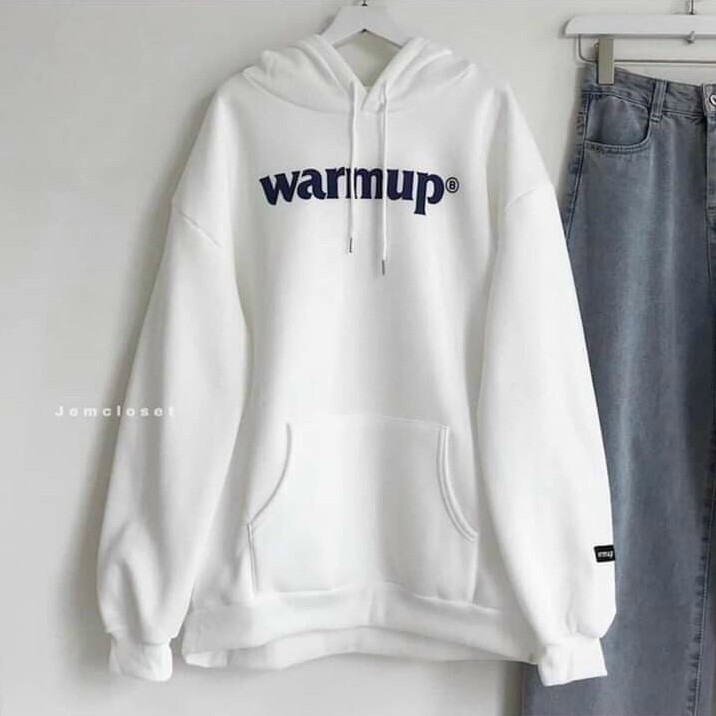 ÁO KHOÁC HOODIE NỈ NAM NỮ WARMUP CỰC HOT