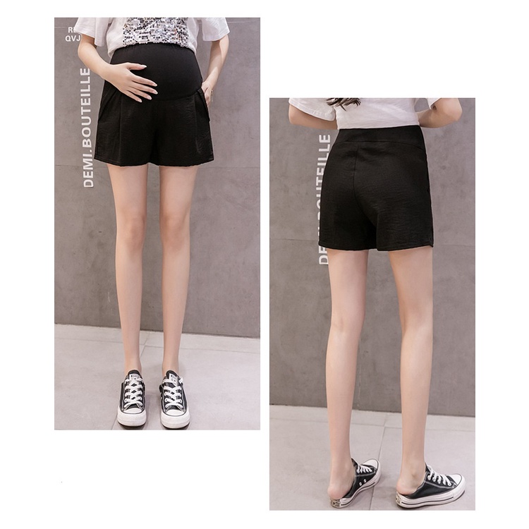 Quần Đùi Sooc Bầu Đũi Mát Q318