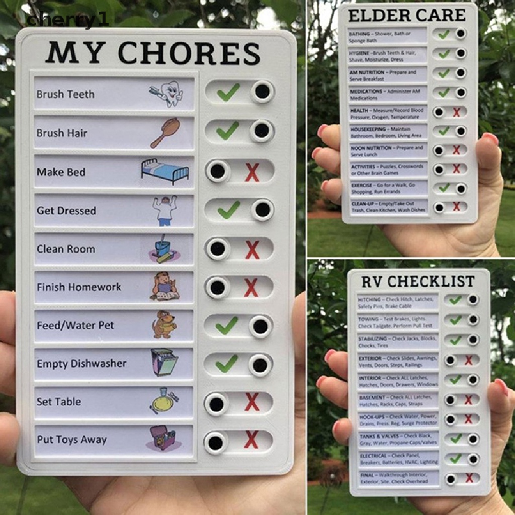 [cherry1] Bảng Ghi Chú Treo Tường Đa Năng Có Thể Điều Chỉnh My Chores
