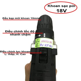 Máy khoan sạc pin Century HV-KP18V