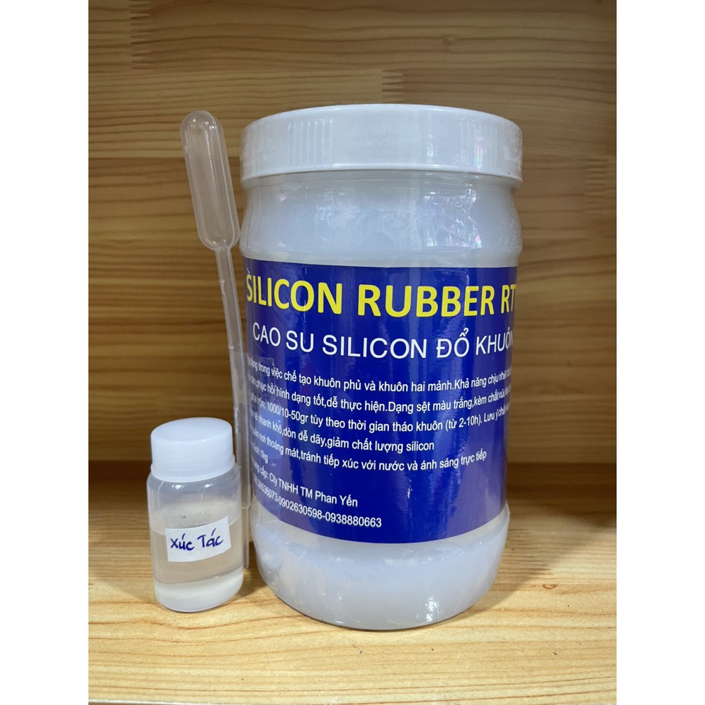 Silicon Đổ khuôn loại Trong[1kg kèm xúc tác]