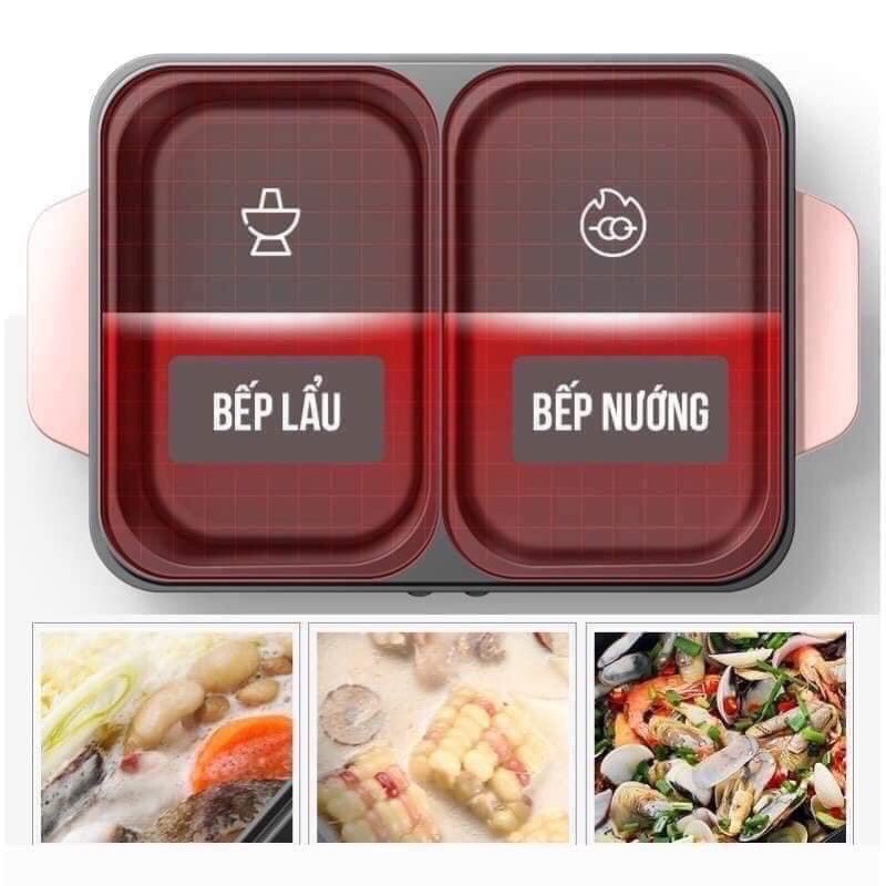 BẾP LẨU NƯỚNG ĐA NĂNG 2IN1 SIÊU HÓT