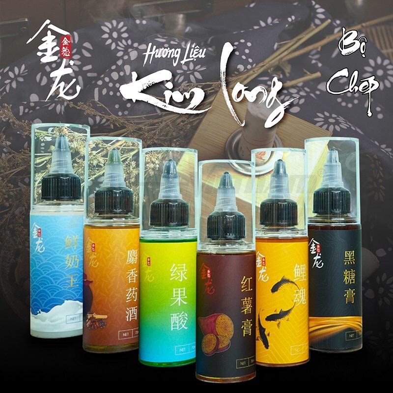 Bộ Hương Liệu Kim Long, Hoa Quả Chua, Chép Hồn Phách, Sữa Vương, Riệu Xạ Hương,