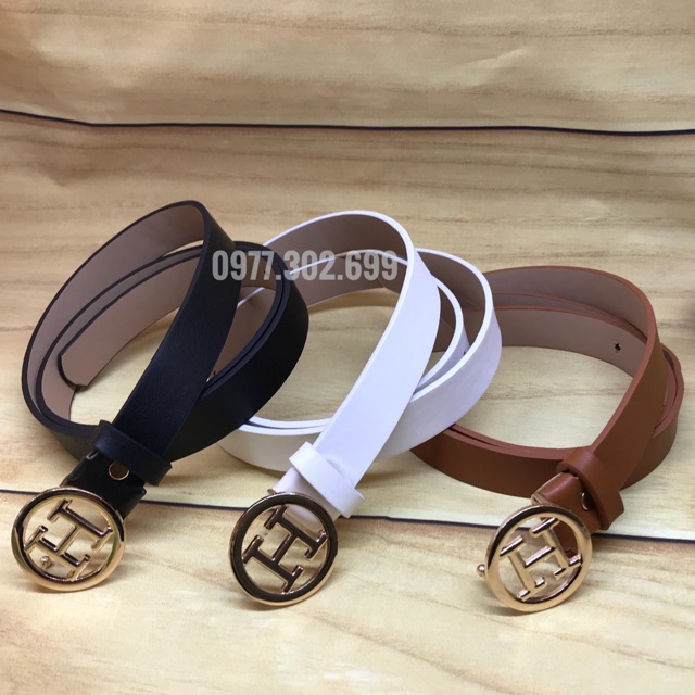 Thắt lưng dây nịt nữ công sở có thể dùng cho học sinh bản nhỏ 2,7cm