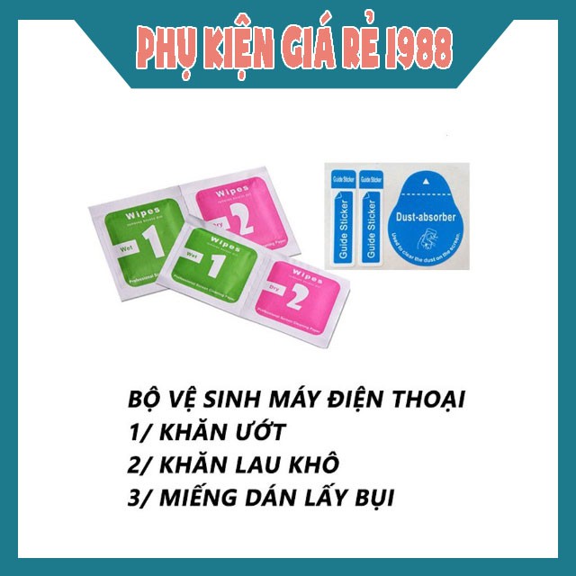 COMBO Giấy lau KHÔ-ƯỚT + MIẾNG LẤY BỤI hỗ trợ dán màn hình , vệ sinh SMARTPHONE/LAPTOP ...