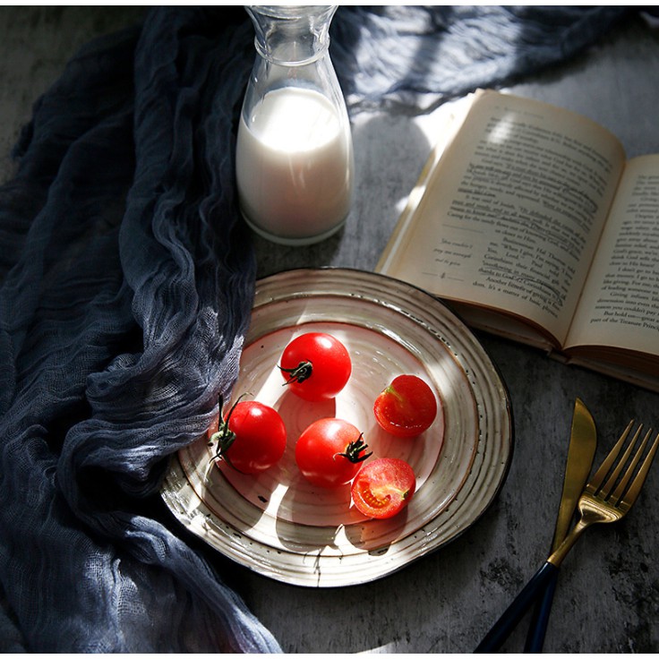 Vải Lưới mỏng nhiều màu decor chụp ảnh Food. khăn lưới cotton trang trí sân khấu bàn tiệc cưới..