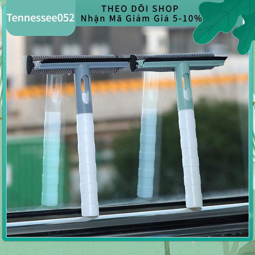 Tennessee052 Dụng cụ cạo sạch cửa sổ 3 trong 1 sửa dạng thanh có thể tháo rời Vòi tắm kính với chai xịt nước