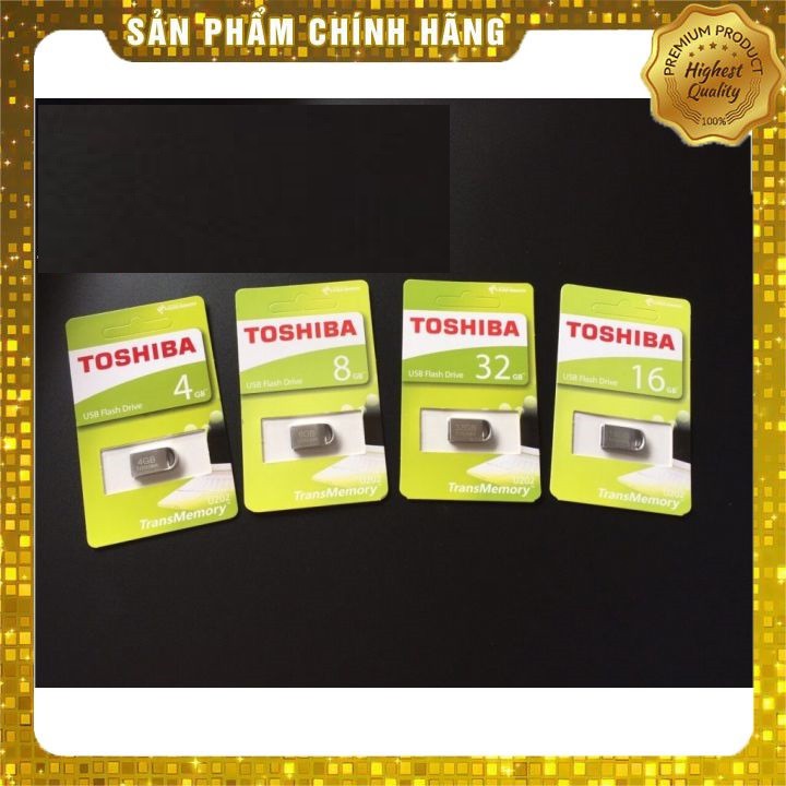 [ HÀNG CHÍNH HÃNG ] Usb 4gb/8gb/16gb/32gb Siêu Nhỏ Toshiba 2.0- Chống Nước Bảo Hành 24 Tháng