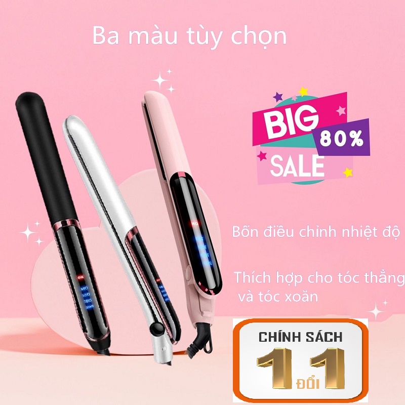 𝑴𝒂́𝒚 𝒆́𝒑 𝒅𝒖𝒐̂̃𝒊 𝒕𝒐́𝒄, là tóc, uốn xoăn tóc Hàn Quốc cao cấp [2 in 1]