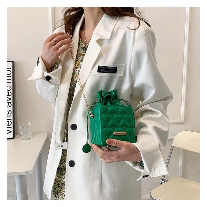 Túi Dây Rút Đeo Chéo Màu Sắc Kẹo Ngọt NB00365