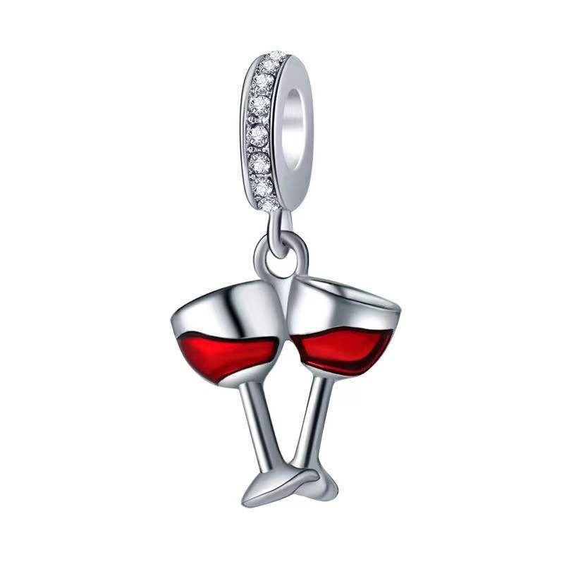 Pandora's new goldfish seafood series summer DIY crystal beaded bracelet accessories to send girlfriend charm big hole beads