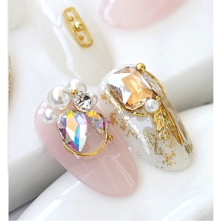 Set 100 Viên Đá Kiểu Chân Bằng Đính Móng