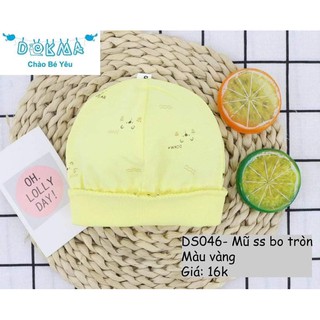 [DOKMA] Mũ sơ sinh bo tròn Dokma