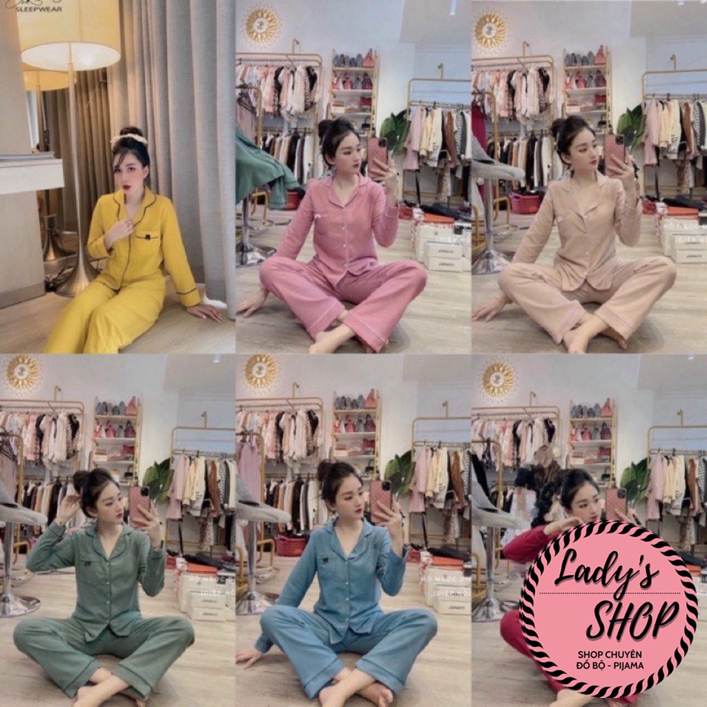 [MẪU MỚI] Bộ Đồ Pijama 🌸 Bộ Nhung Tăm Tay Dài Cao Cấp [HÀNG ĐẸP CHUẨN] | BigBuy360 - bigbuy360.vn