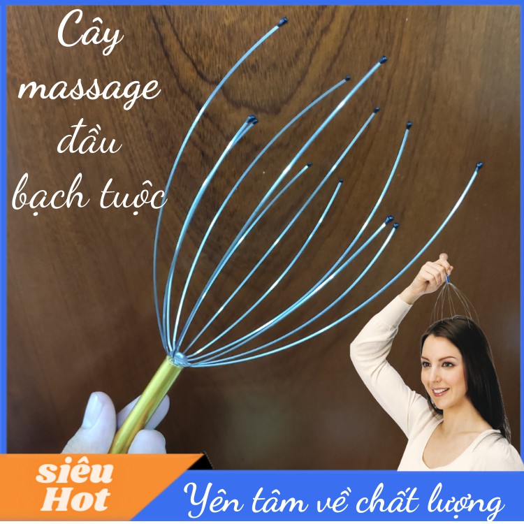 Cây massage đầu giúp thư giãn giảm stress