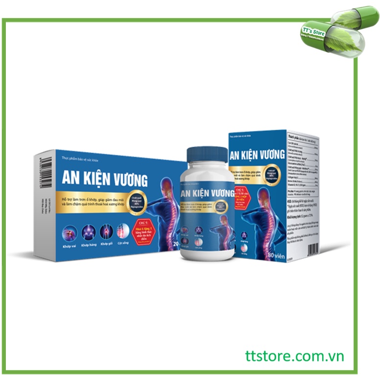AN KIỆN VƯƠNG [Hộp 20 - 80 viên] – Giảm đau mỏi khớp cổ, khớp vai, cột sống thắt lưng, khớp gối