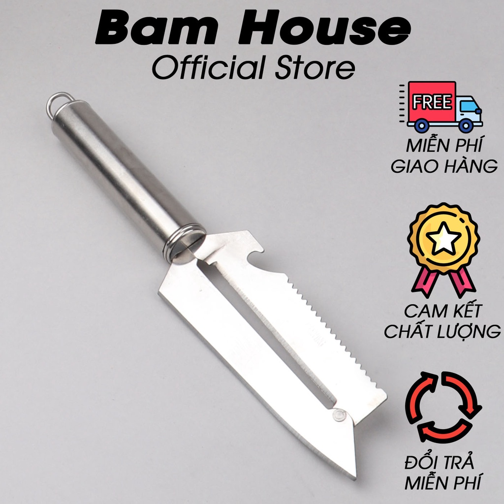 Dao bào đa năng inox Bam House lưỡi dài siêu bén cao cấp BLD04