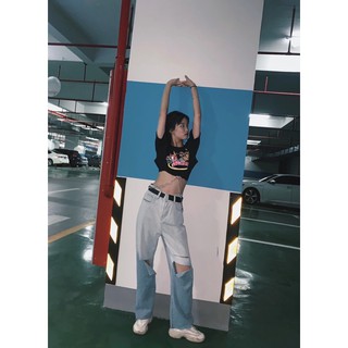[Order] Quần jean rách loang cá tính (ảnh thật)