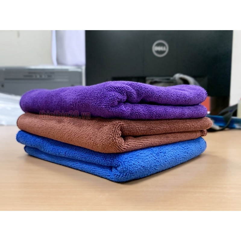Khăn Lau Kính , xe máy  , o to Siêu Sạch Microfiber Thấm Hút Không Đổ Lông