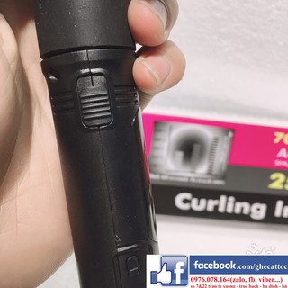 (Tặng 3 kẹp vịt) Máy uốn xoăn tóc cao cấp PRO 25mm