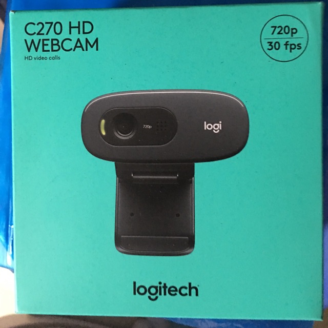 Webcam Logitech C270 chính hãng Full HD/ kèm micro/ Chống ngược sáng/ Nhận dạng khuôn mặt