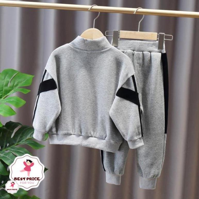 Bộ quần áo nỉ dài tay bé trai lớn 3-12 tuổi✨ Set quần áo size đại cho bé trai mập 25kg 30kg 35kg 40kg 45kg