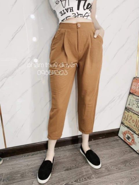 Quần Baggy Đũi Siêu Mát