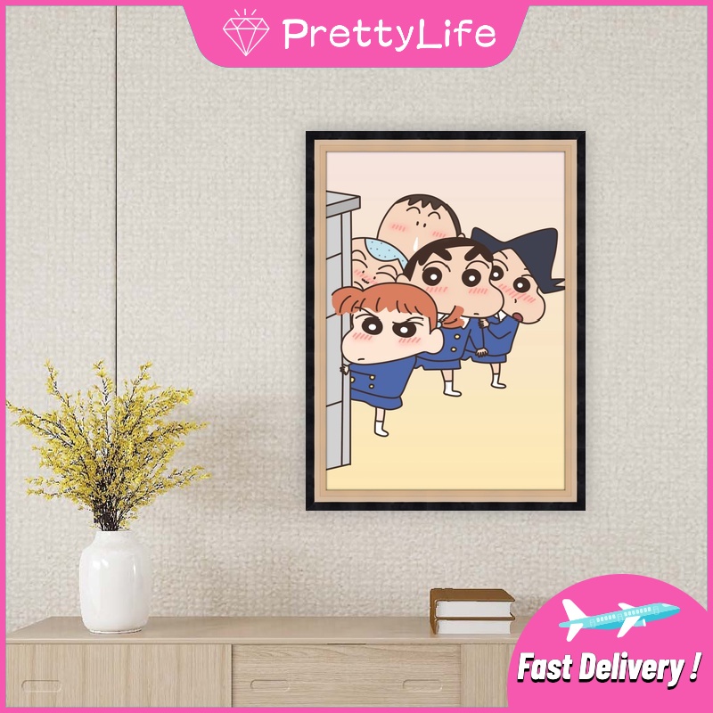 Bộ Tranh Đính Đá 5D Tự Làm 30x40cm/40x50cm Hình Cậu Bé Bút Chì