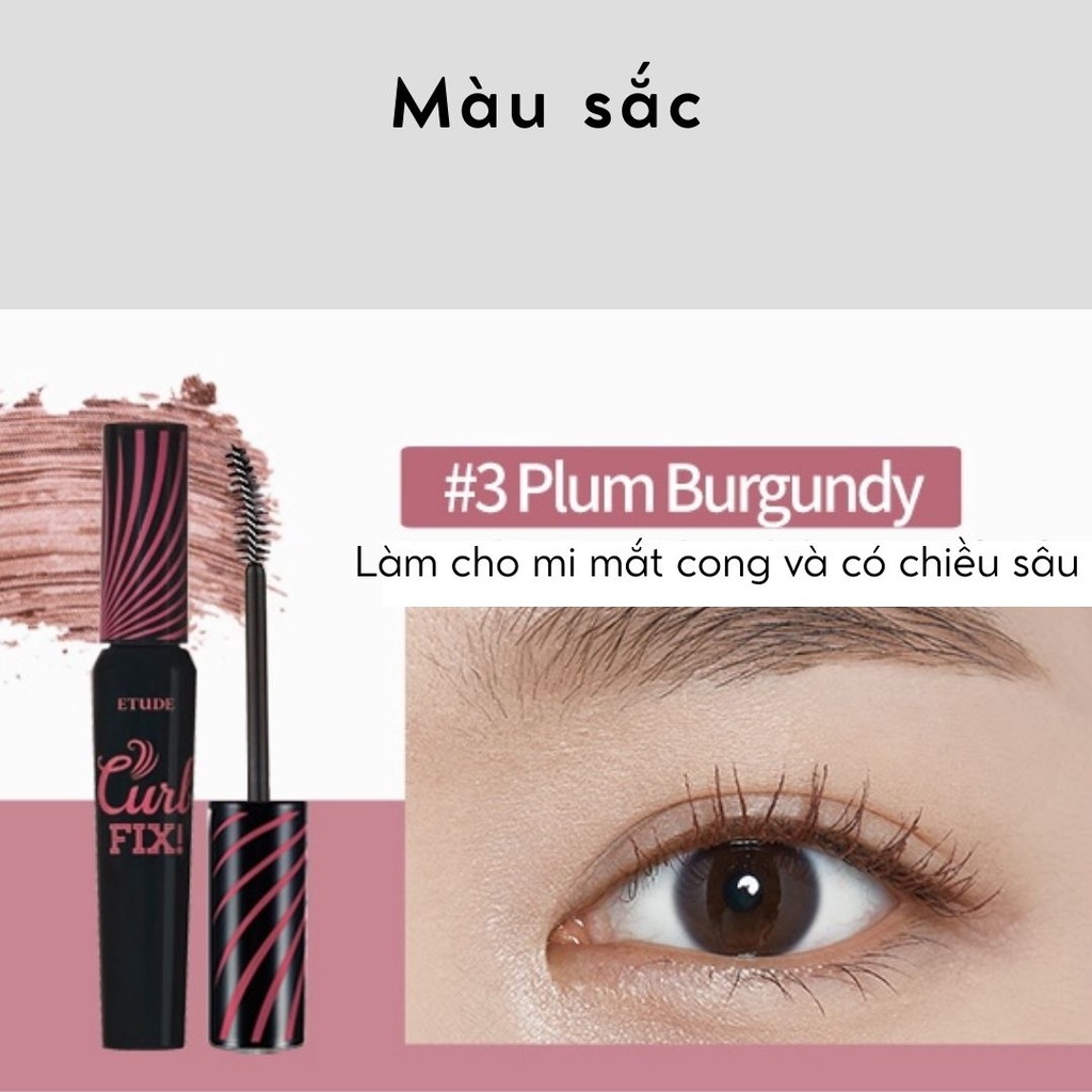 Mascara làm cong mi Etude House Lash Perm Curl Fix 8g