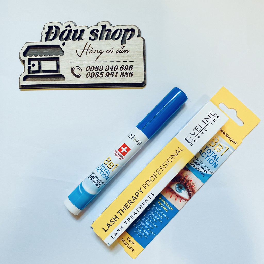 Huyết thanh Dưỡng mi Eveline 8in1 Total Action Lash Therapy professional