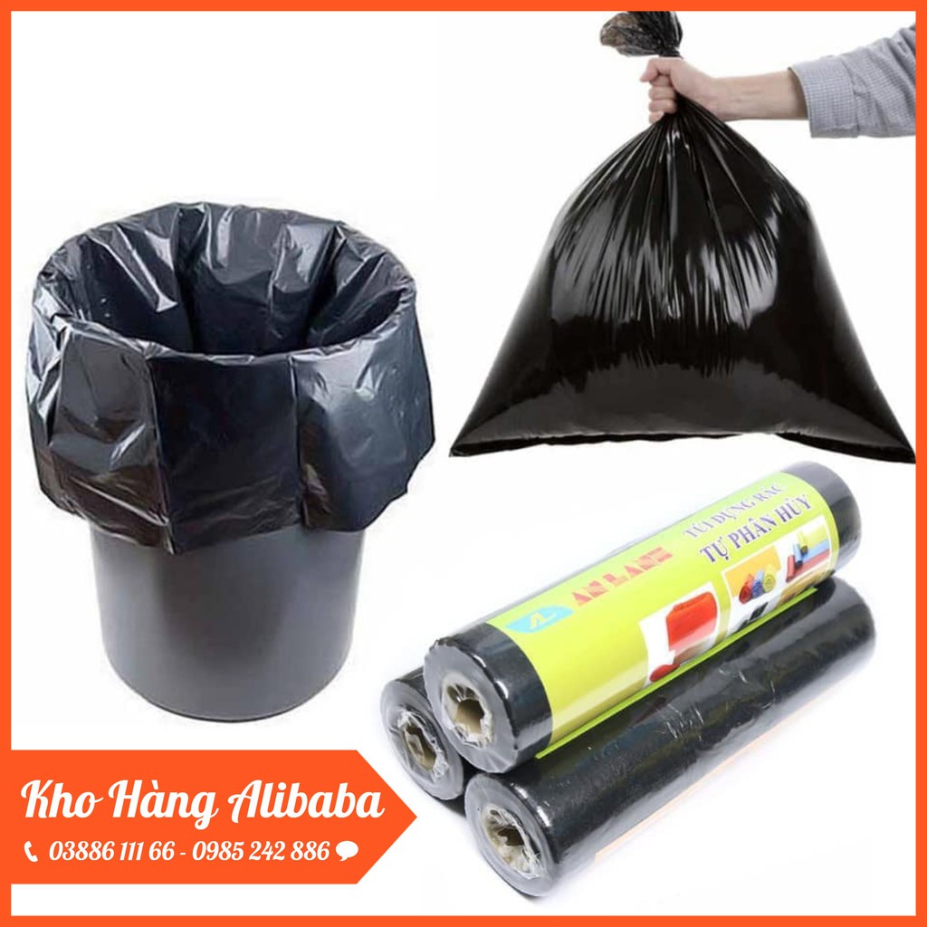 Túi Đựng Rác Đen Tự Phân Hủy - Bảo Vệ Môi Trường