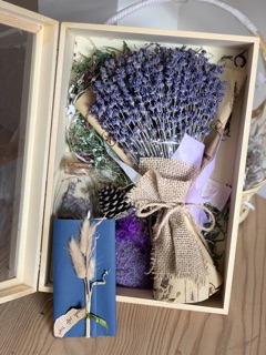 Hộp quà hoa lavender