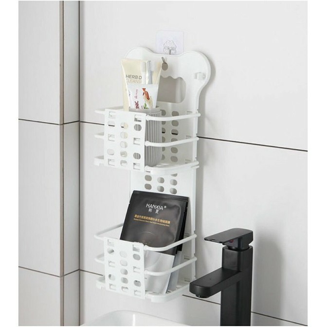 Giỏ treo đồ đa năng gấp gọn 2 tầng