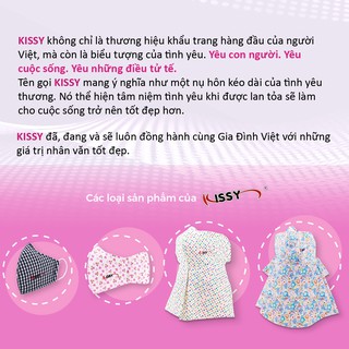 Khẩu Trang Kissy Sợi Hoạt Tính Cho Trẻ Em