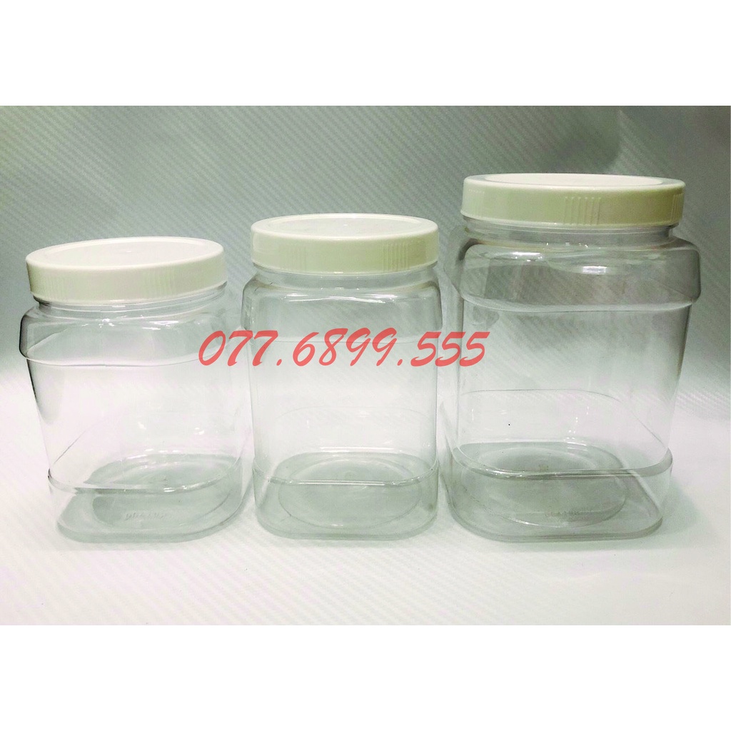 Set 12 Hũ keo nhựa Duy Tân các loại