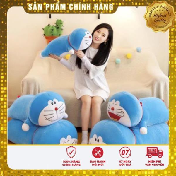 [Hàng Loại 1] Gấu Bông, Gối Ôm Doremon Smile Siêu Mịn Hàng Cao Cấp Vải Nhung Mịn Co Dãn 4 Chiều