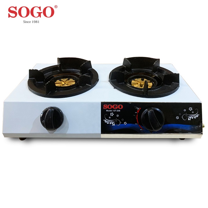 Bếp khè gas 2 lò bán công nghiệp Sogo GT-208S2
