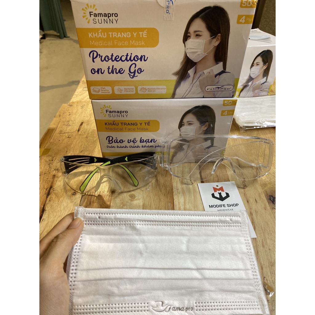 [Quà tặng] Khẩu Trang Y Tế kháng khuẩn 4 lớp Famapro - Modfie Shop