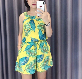 Bộ mặc ở nhà yếm tơ đũi