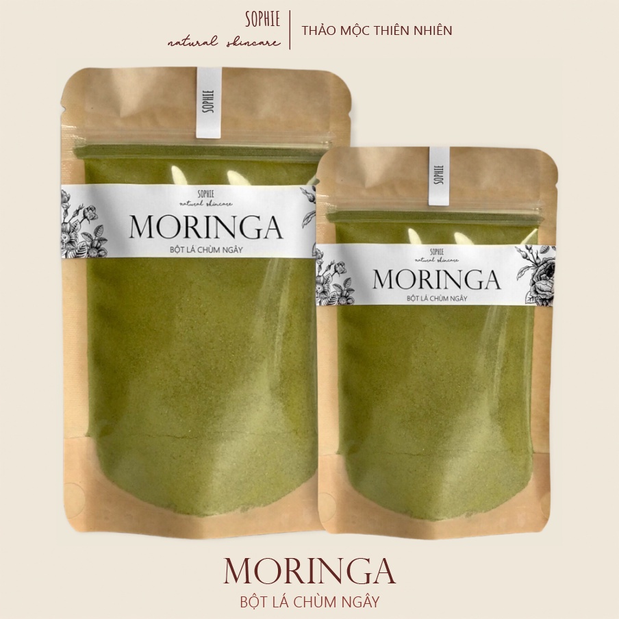 Bột Lá Chùm Ngây Moringa Handmade