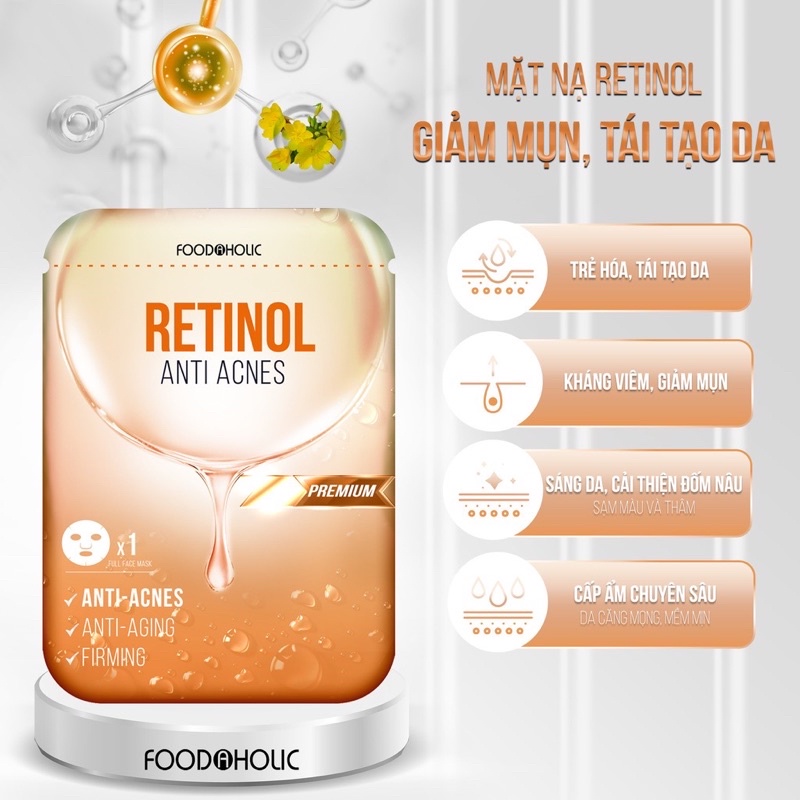 Mặt Nạ Foodaholic Premium Chăm Sóc Da Chuyên Sâu 23ml