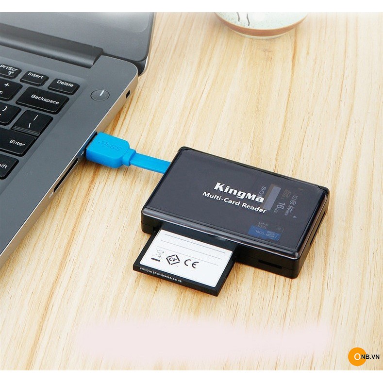 Đầu Đọc Thẻ Kèm Hộp Đựng Thẻ Kingma USB 3.0 Multi Card Reader