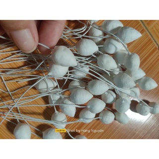 Nụ gòn 12mm nguyên liệu làm hoa handmade