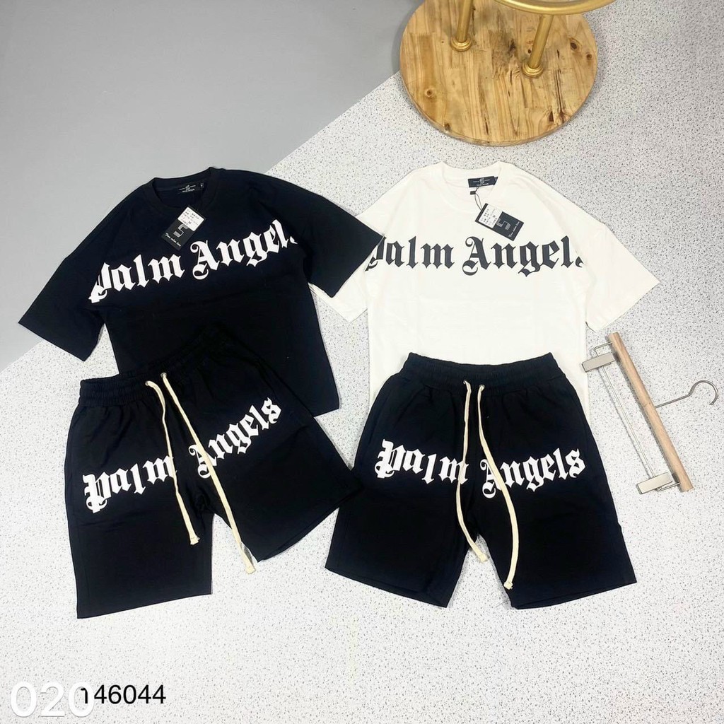 (Mua 2 giam 30k) Bộ thun nam in chữ angels nam phong cách cotton 100% | BigBuy360 - bigbuy360.vn