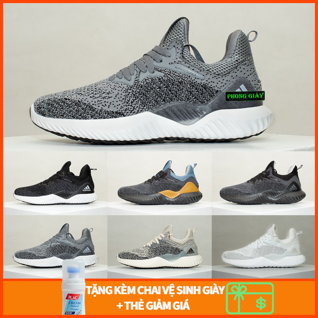 Giày sneaker nam giày thể thao nam Alphabounce muối tiêu (06 màu) fullbox | BigBuy360 - bigbuy360.vn